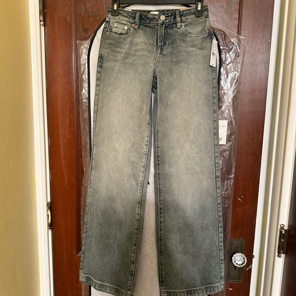 PacSun Gray Flare & Wide Leg Jeans